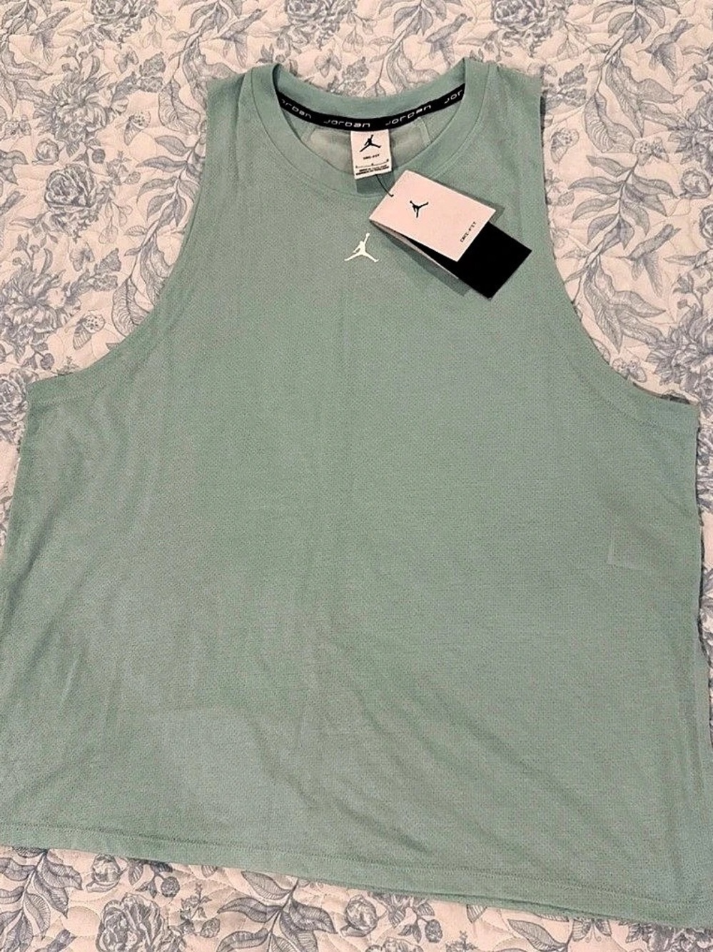 Jordan Sport Women's Diamond Tank Top Green size L NWT